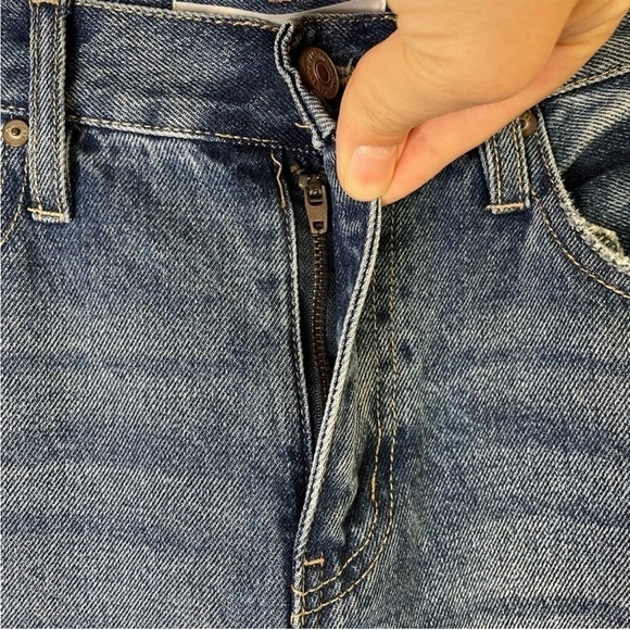 KANCAN Kerrington Distressed High Rise Mom Jeans size 27 - Picture 6 of 12